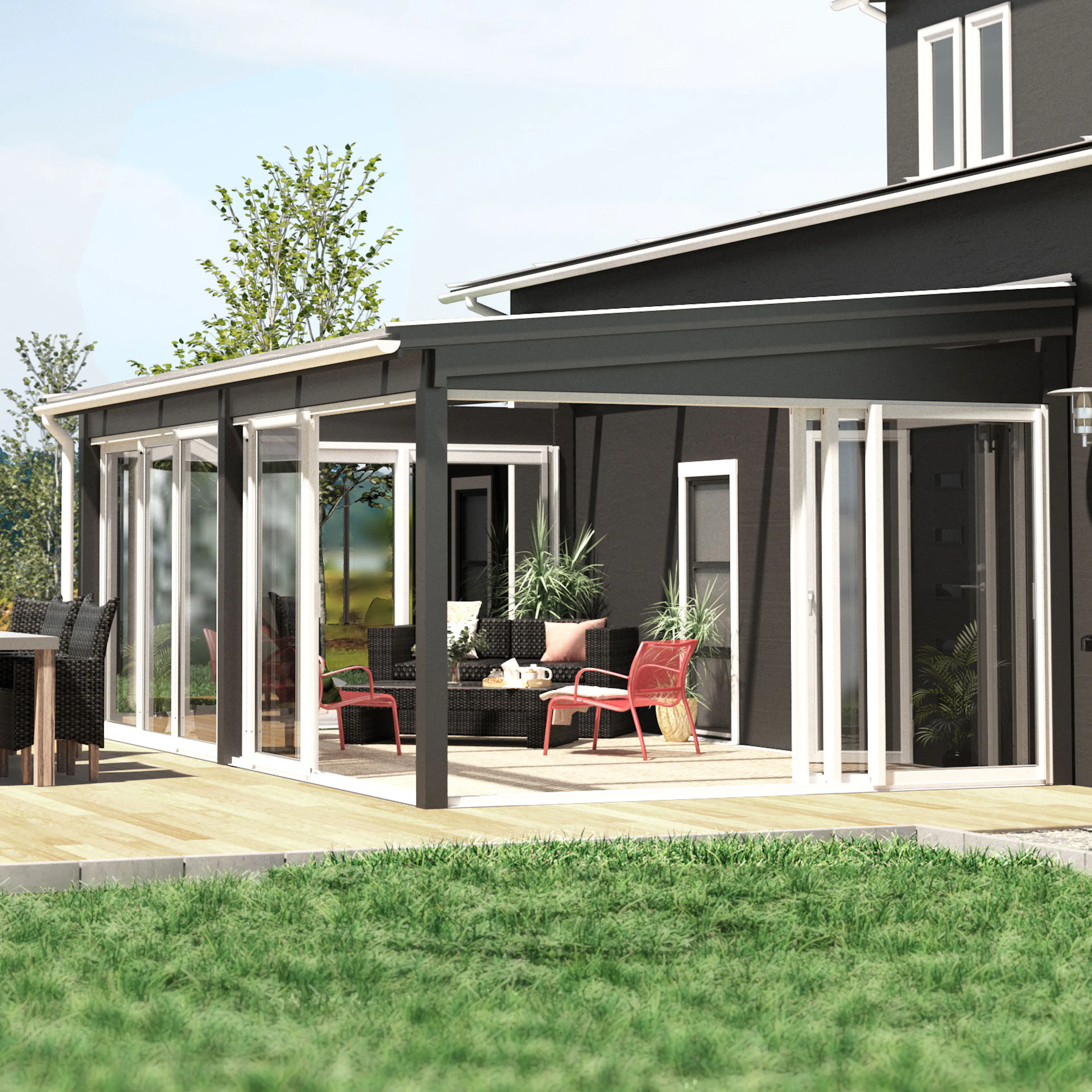 Uterumsstomme Landskap Skimra Robust