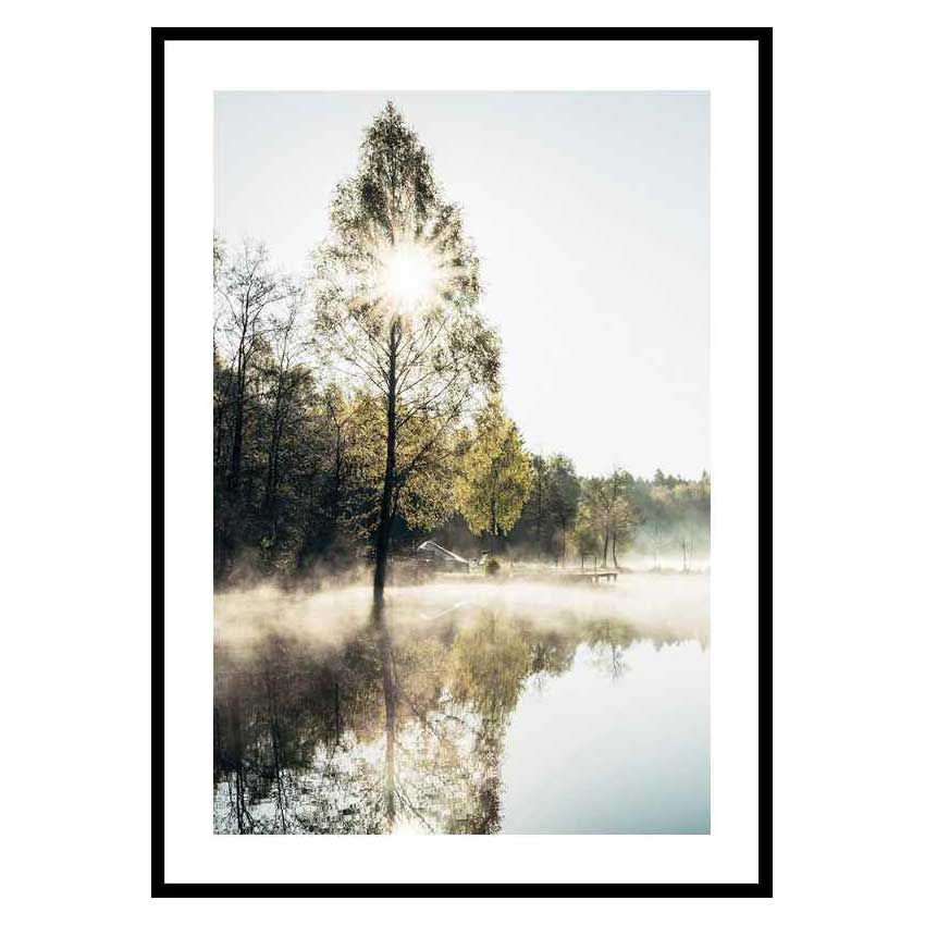 Poster Gallerix Lake At Sunrise