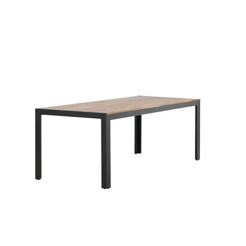 Bois Dining table 200*100cm - Black Legs / Acacia Akacia/Svart