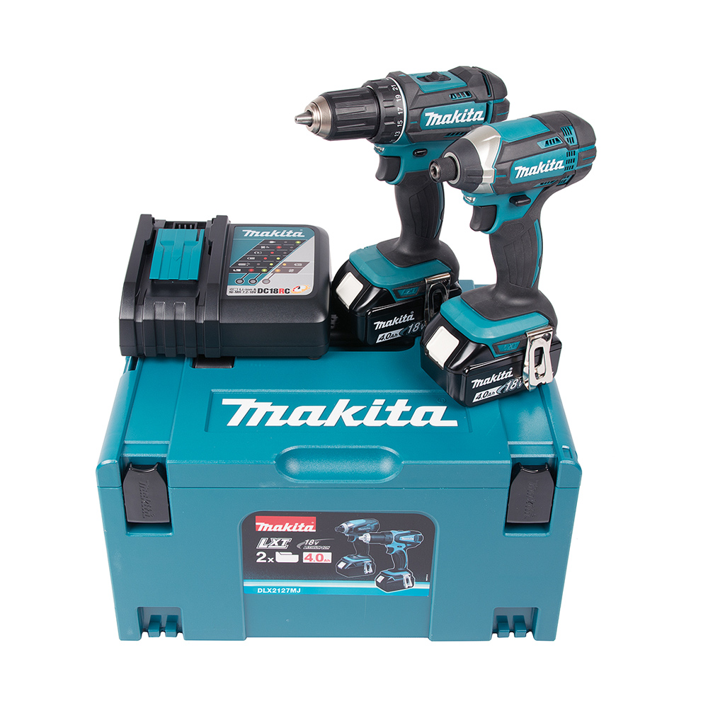 Verktygspaket Makita LXT DLX2127MJ 18V med Batteri