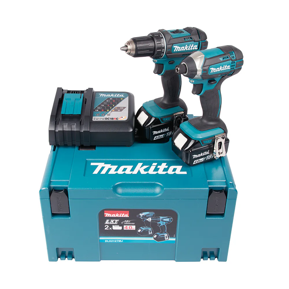 Verktygspaket Makita LXT DLX2127MJ 18V med Batteri