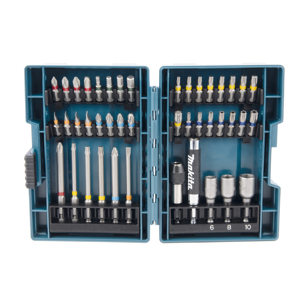 Bitssats Makita B-55697 43 delar med Förvaringslåda