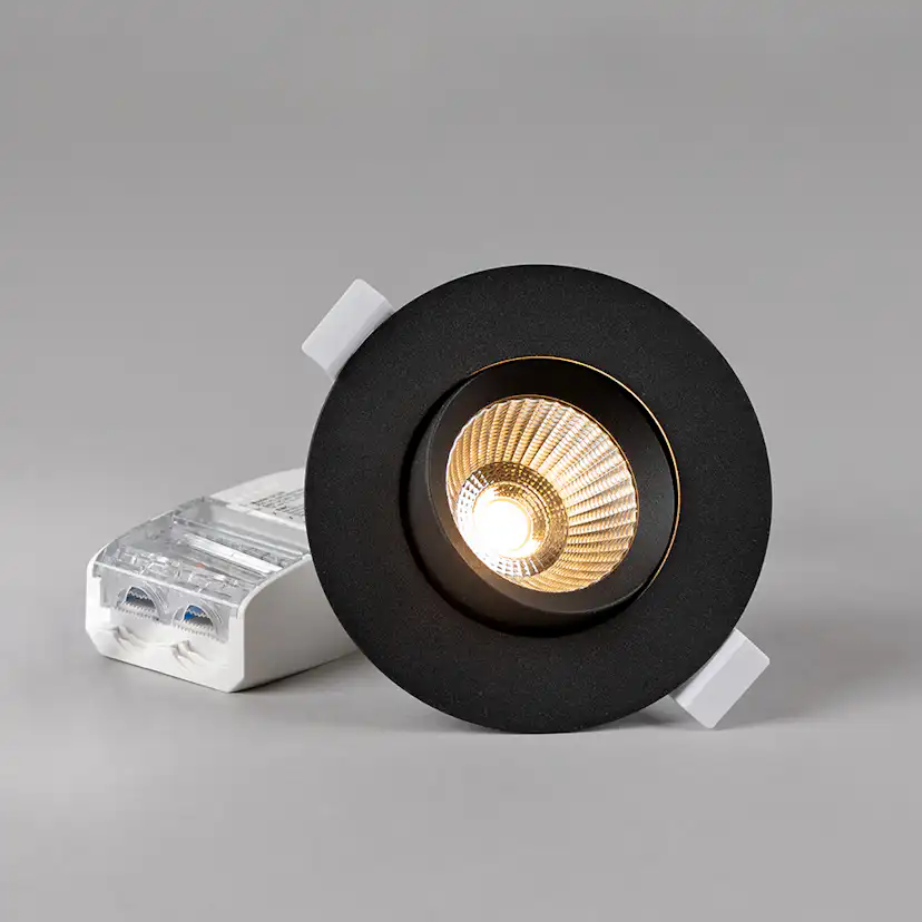 Downlight Hide-A-Lite DL Optic G2 L Q ISO Svart 640 lm