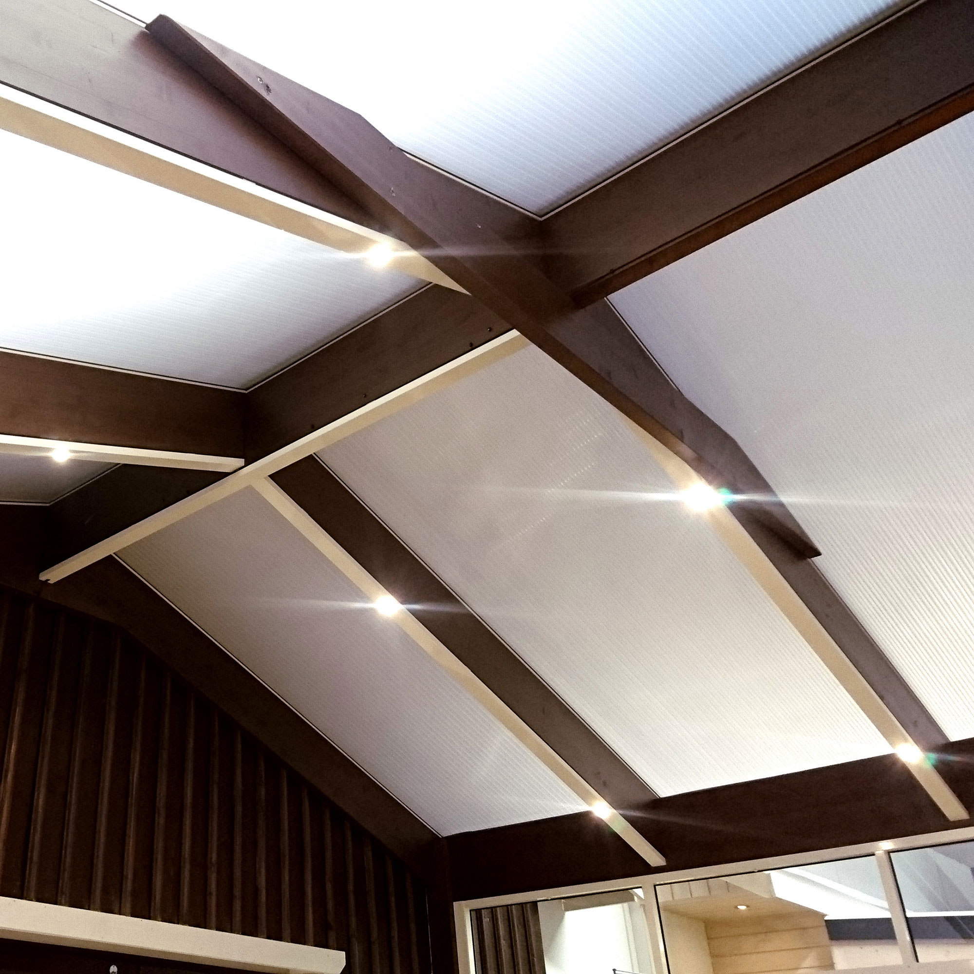 Integrerad LED-Belysning Landskap för Uterumsstomme Skimra