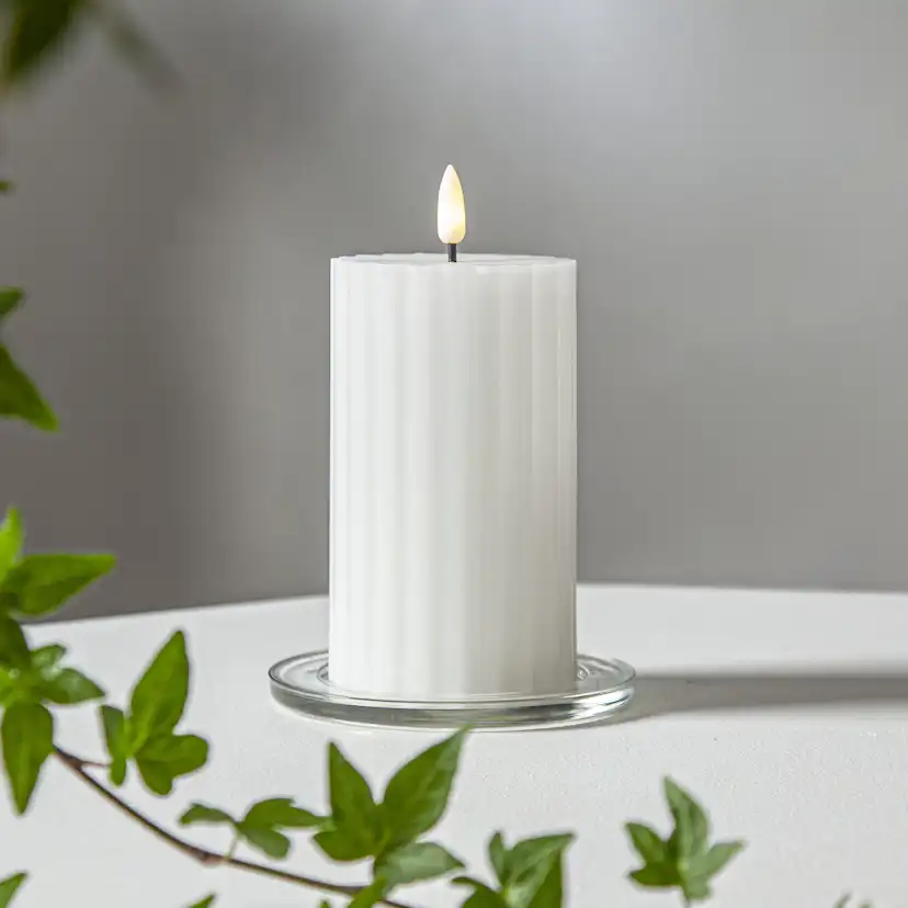 Blockljus Star Trading Flamme Stripe