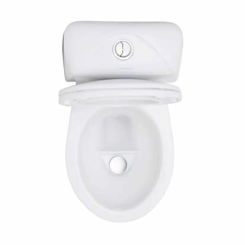 Snålspolande Toalettstol Wostman EcoFlush 1 L med WC-stos