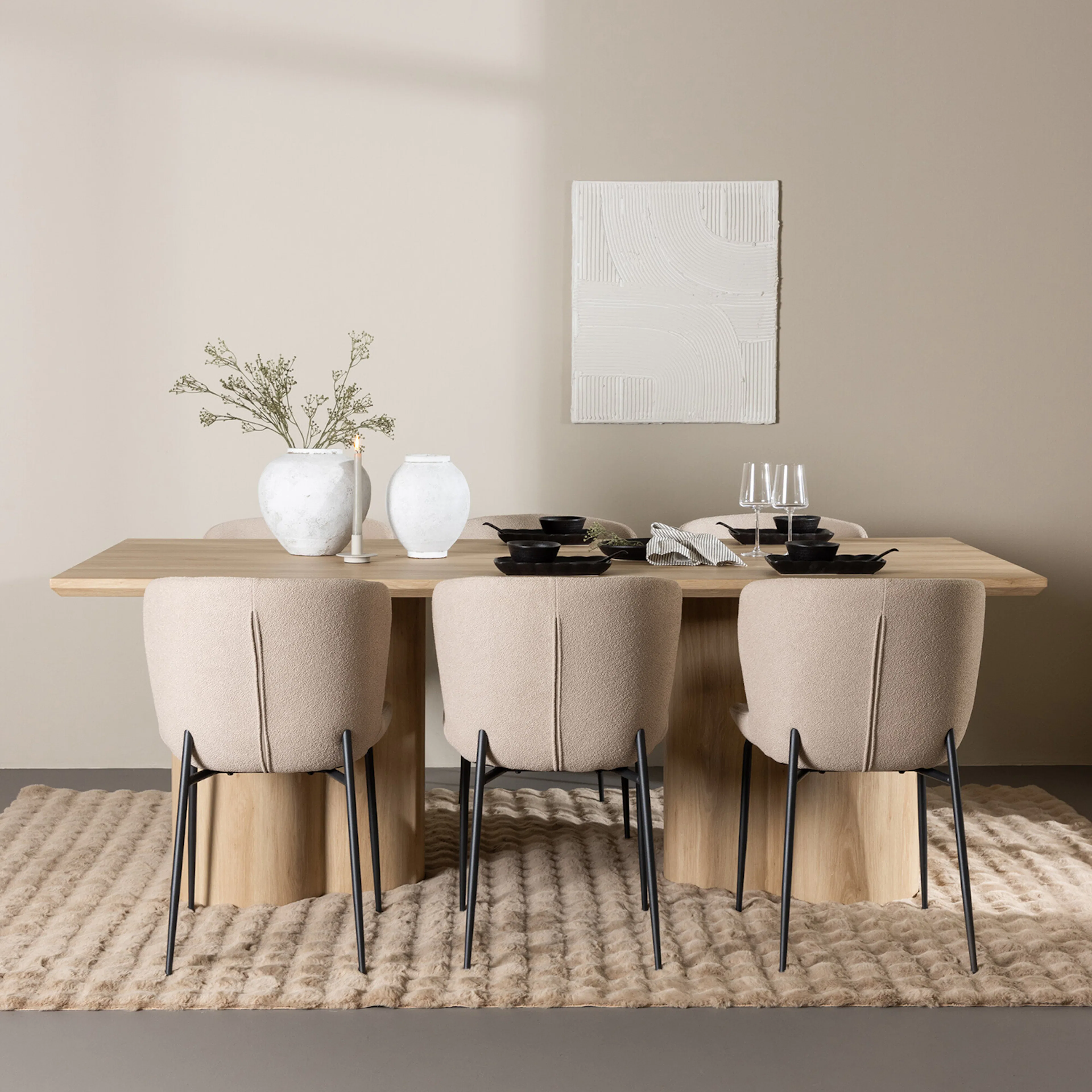 Vittvätt/Beige