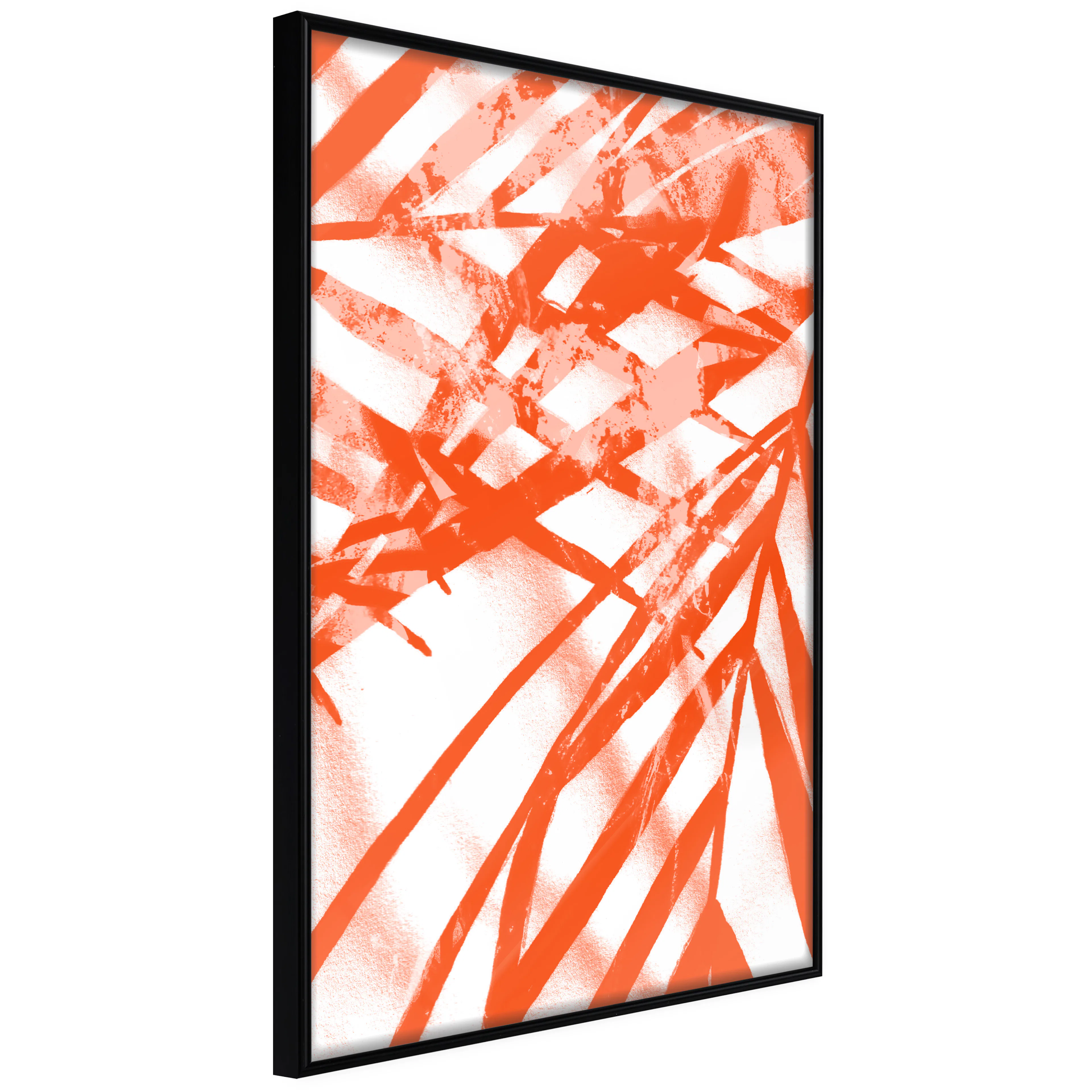 Affisch - Palm Composition [Poster] 40x60 Svart ram, 40x60 cm