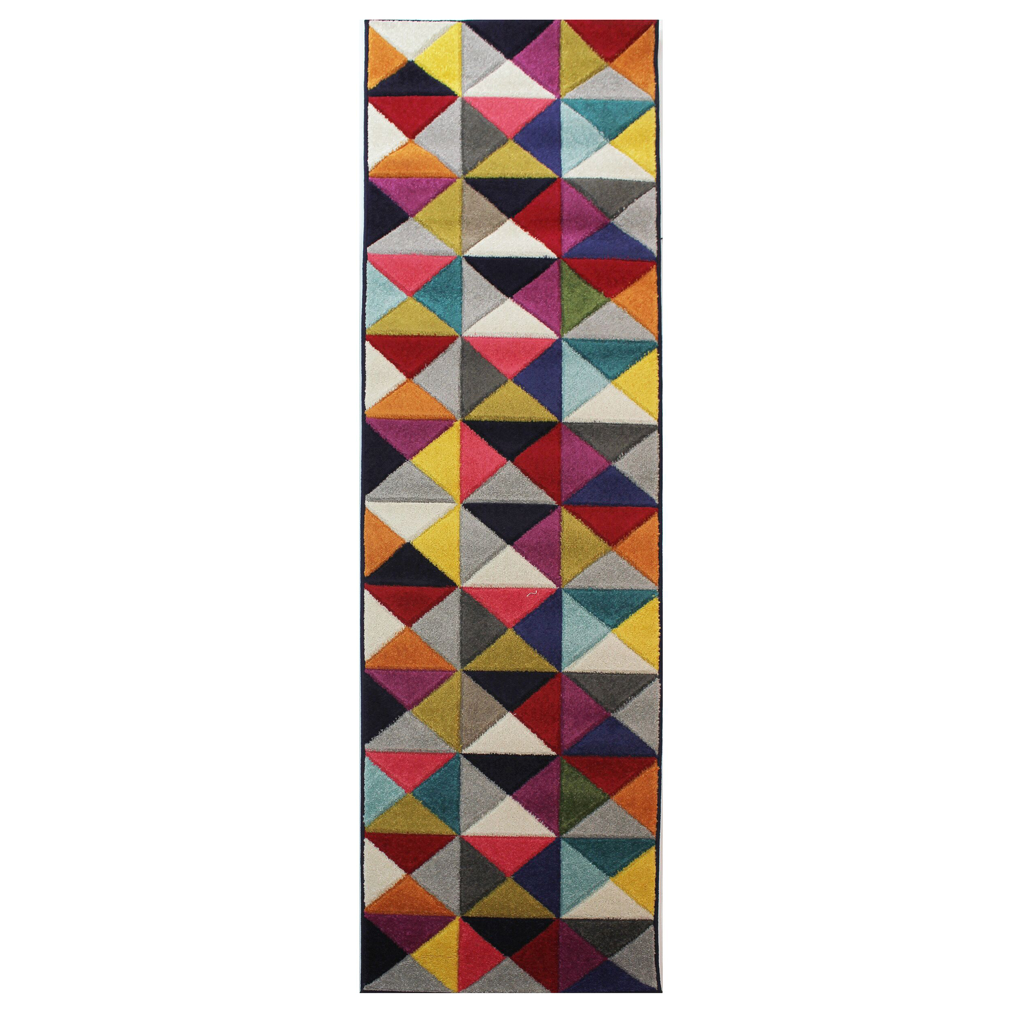 Friezematta Flair Rugs Samba Flerfärgad 66x230