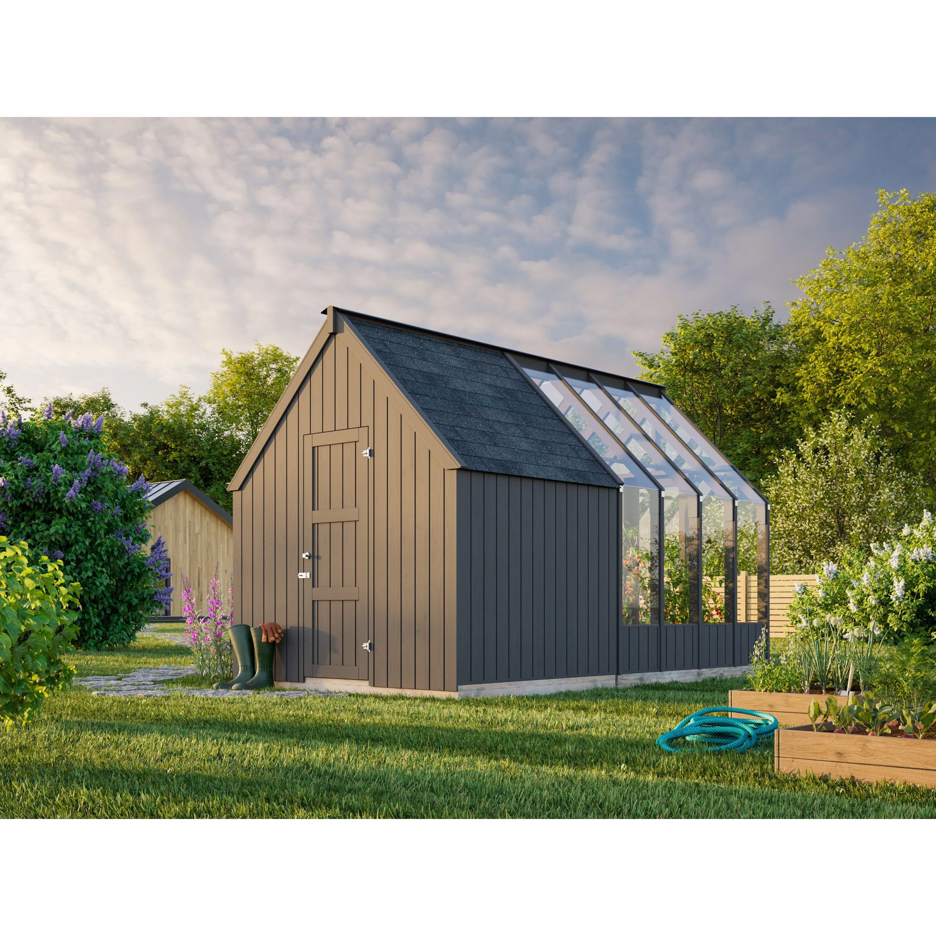 Förråd Palmako Emilia 4,4 m² (inv 4,0 m²)