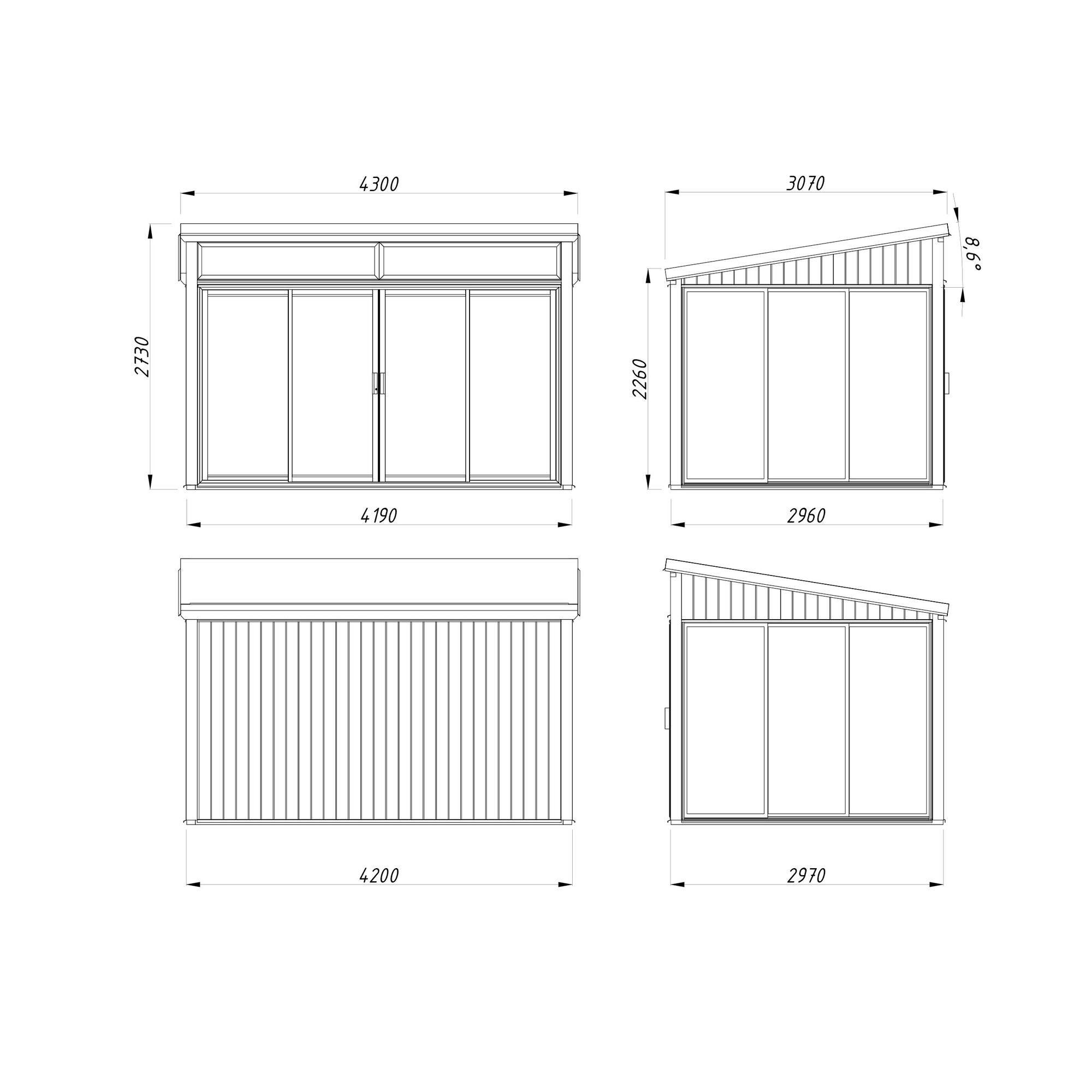 Uterum Palmako Saga 12,5 m² (inv. 11,6 m²) Slide