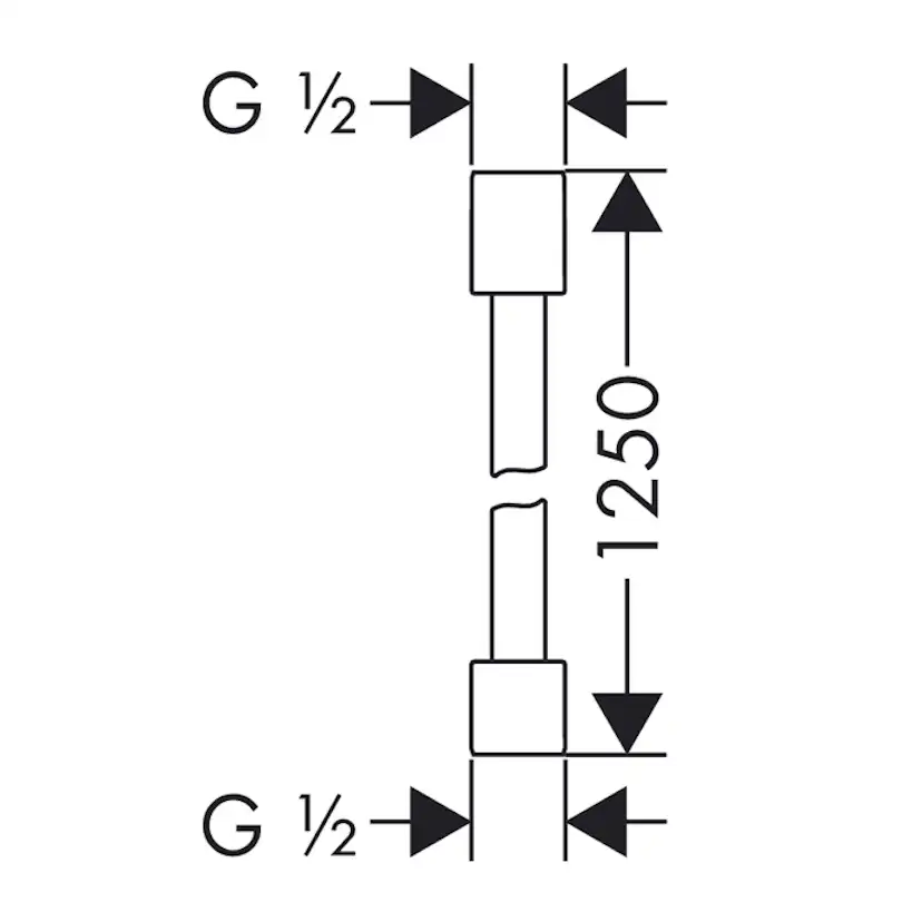 Duschslang Axor Starck