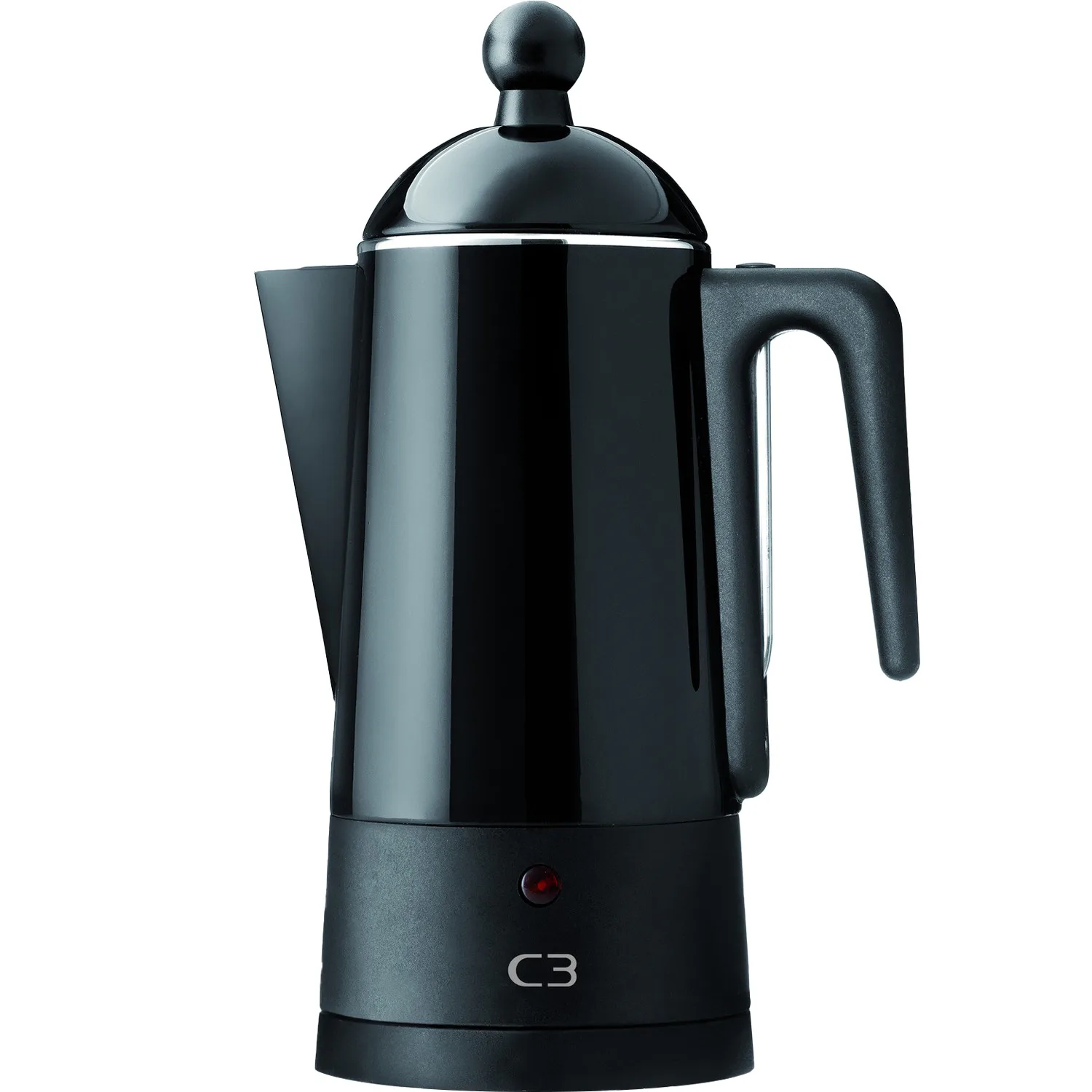 Perkolator Champion C3 Design Svart Stål 10kp
