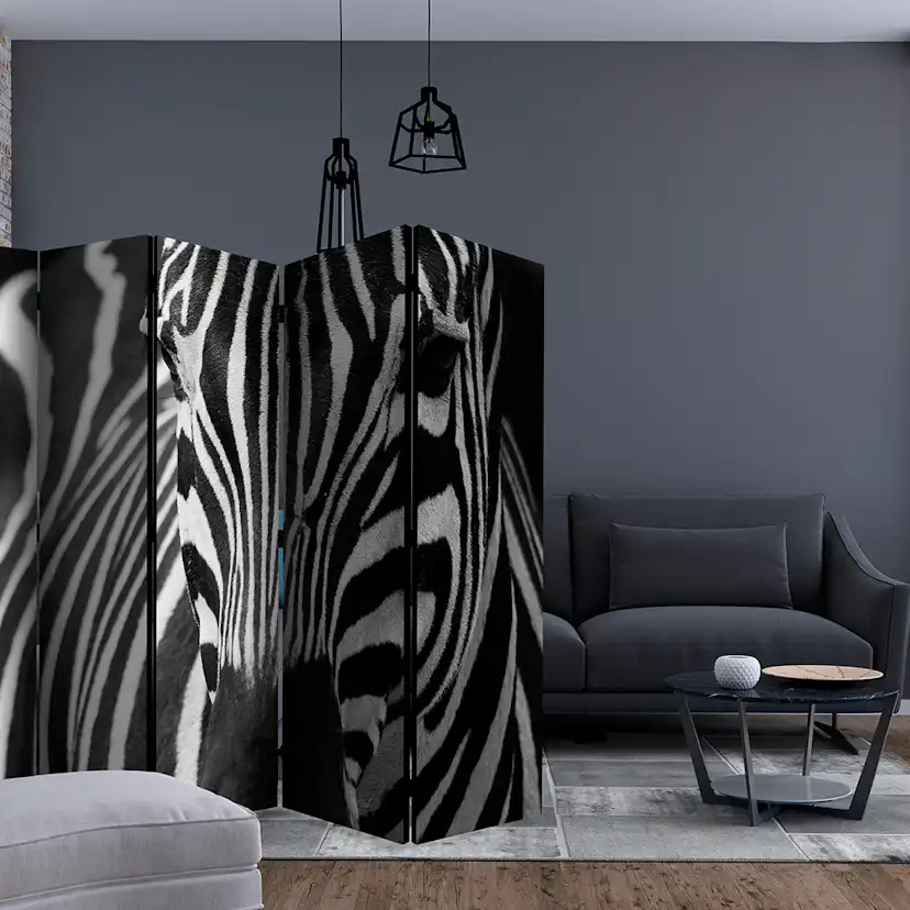 Rumsavdelare Arkiio White With Black Stripes II 225x172 cm
