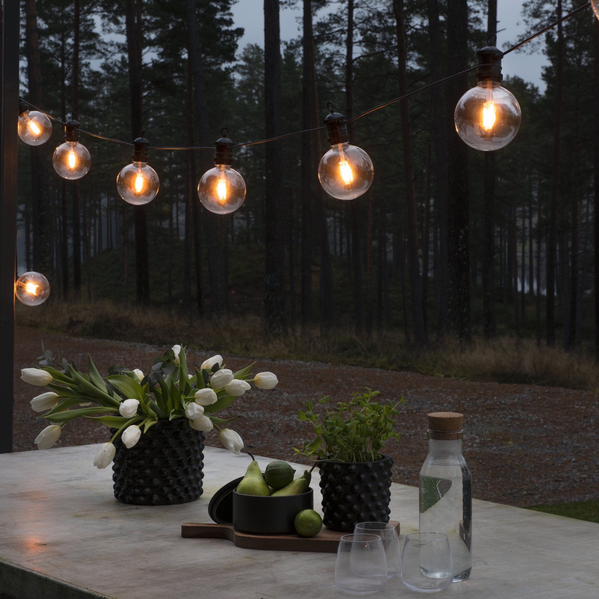 Tilläggsslinga Gnosjö Konstsmide E27 10 Amber LED
