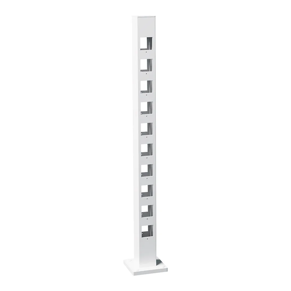 Staketstolpe Furen 1255mm Mellanstolpe VIT Höjd: 1255 mm, Vit