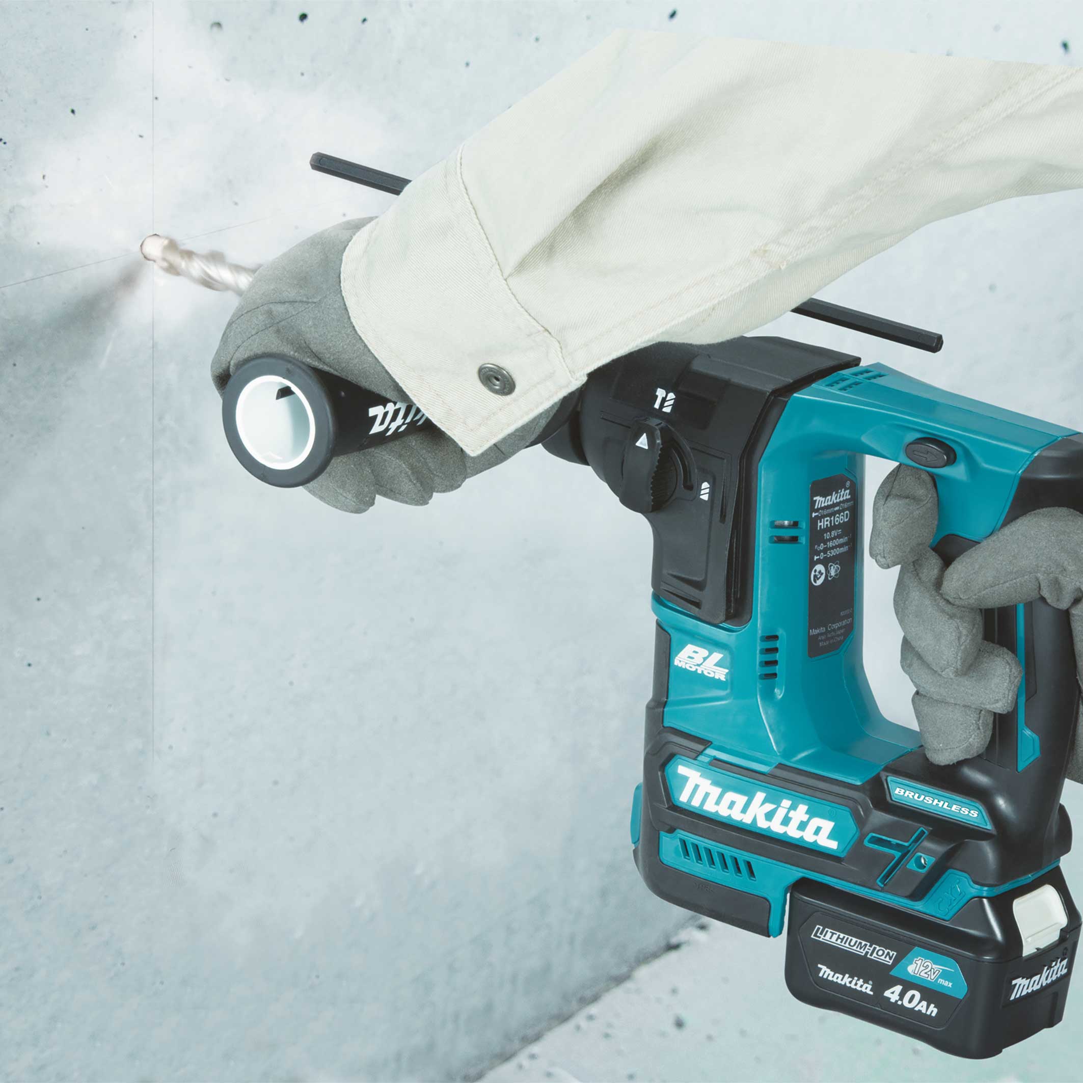 Borrhammare Makita CXT HR166DZ 12V utan Batteri