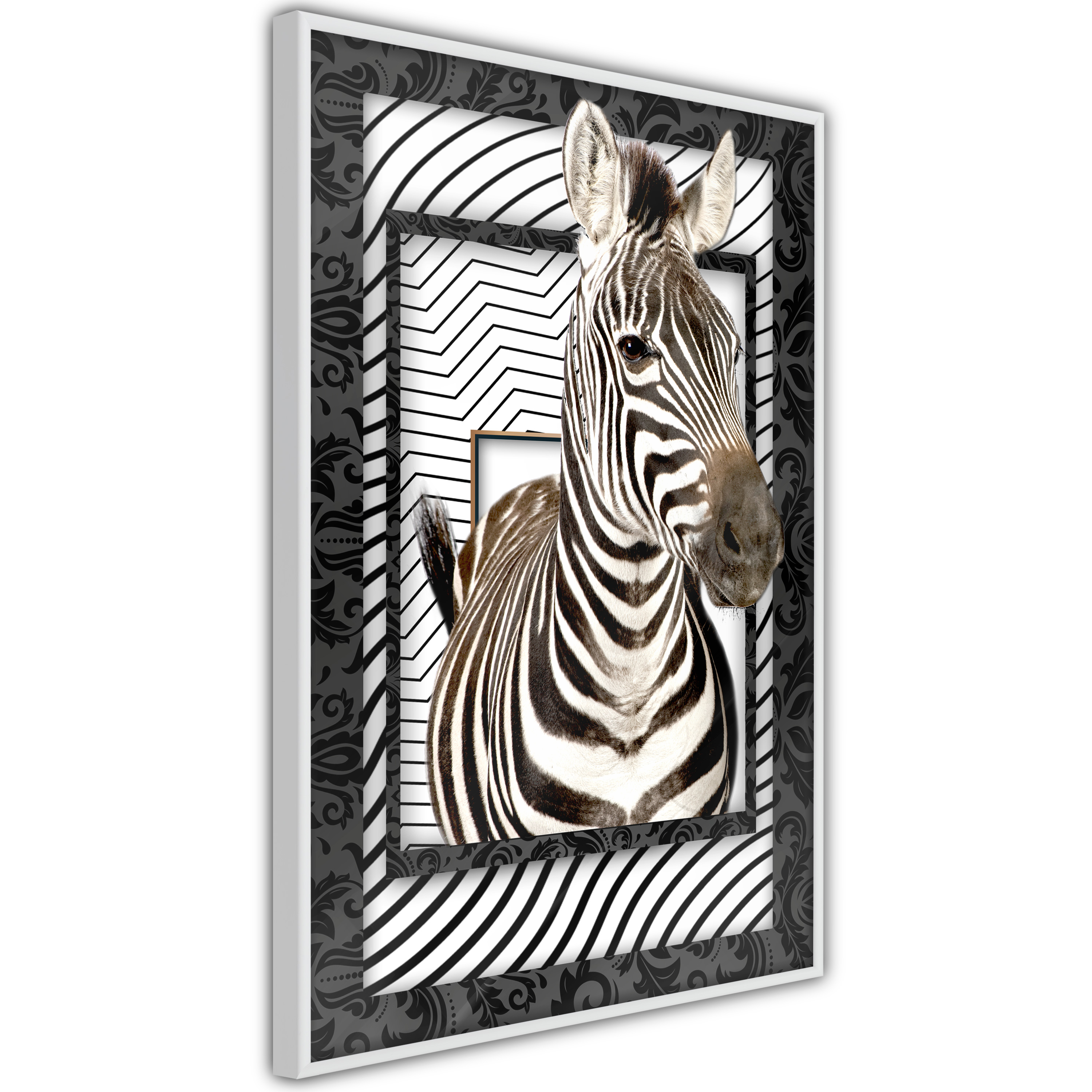 Poster Artgeist Affisch Zebra