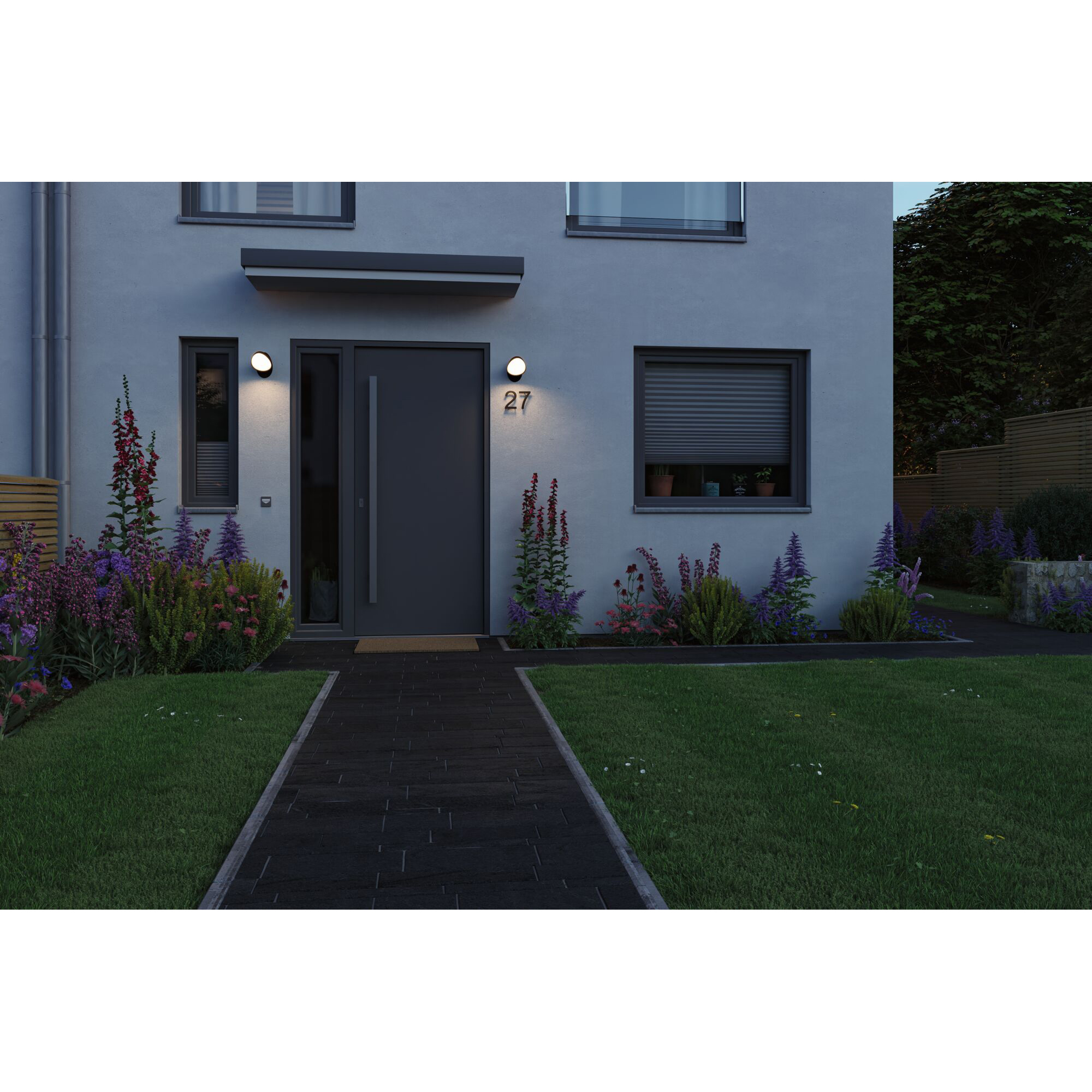 Fasadbelysning LED Paulmann Batona IP44 230V
