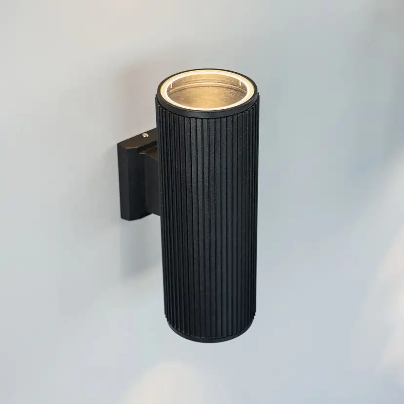 Vägglampa Utomhus Svart H30cm Up/Down - Tylösand Färg: Svart