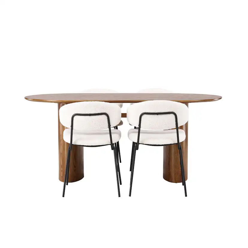 Matgrupp Venture Home Isolde med 4 Chico Stolar