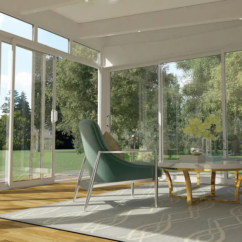 Komplett Fristående Uterum Landskap Glänsa Vår & Höst