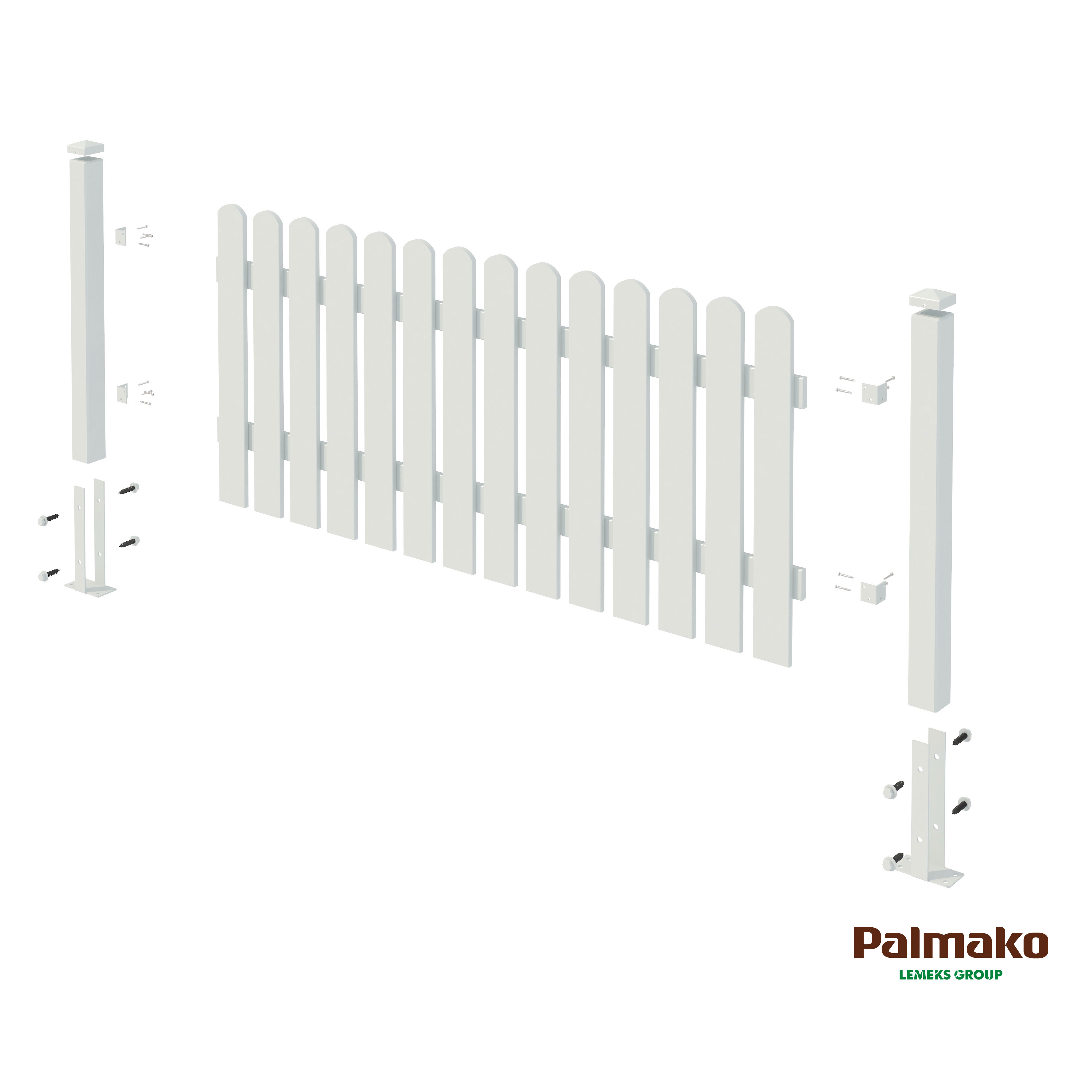 Staket Palmako Luise 10