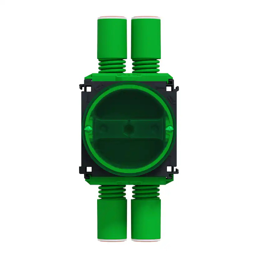 Apparatdosa Schneider Electric Multifix med lock för enkel-/dubbelgips 12-27mm