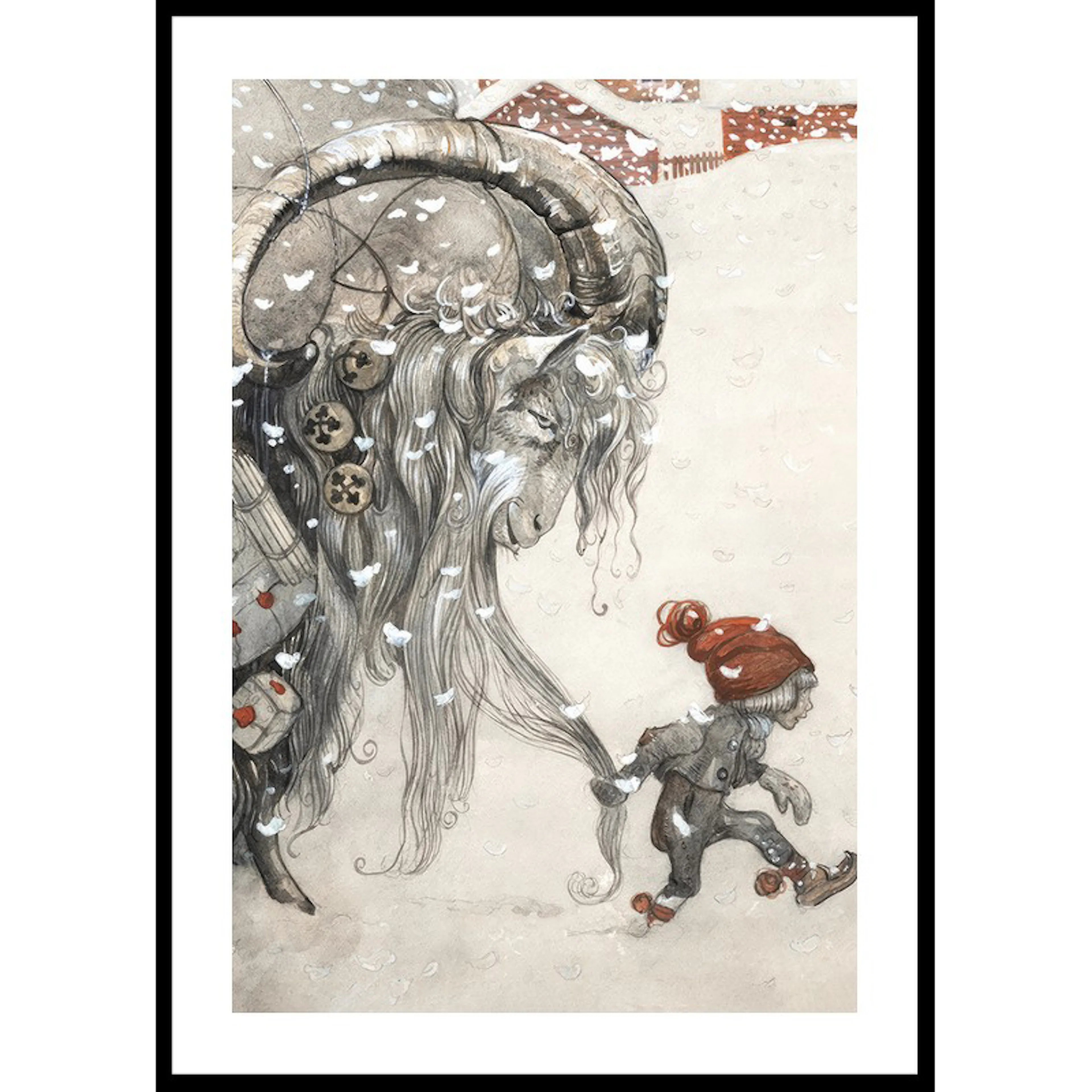 Poster Gallerix Julbocken By John Bauer