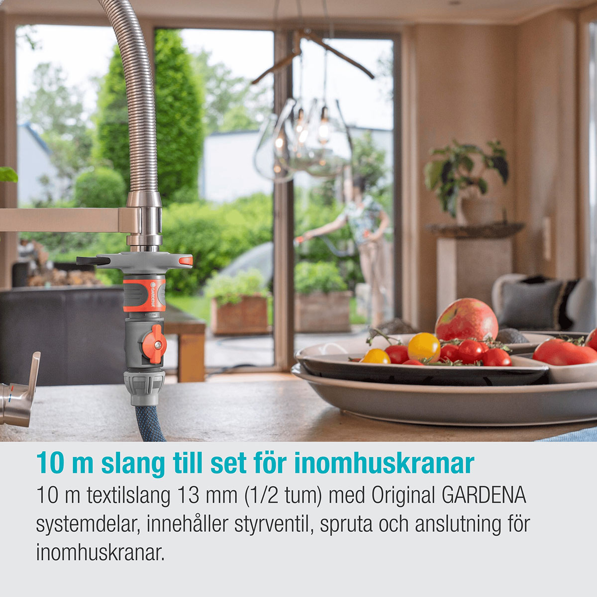 Textilslang Gardena Liano Xtreme 10 m Set