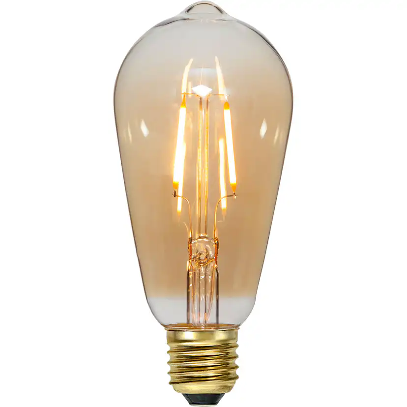 LED-lampa Star Trading Reservlampa E27 ST64 80lm Amber