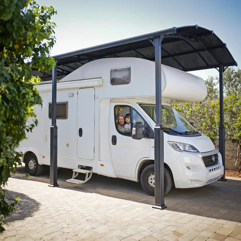Carport Canopia by Palram Alpine I Metall För Husbil 3,6x8,5 m