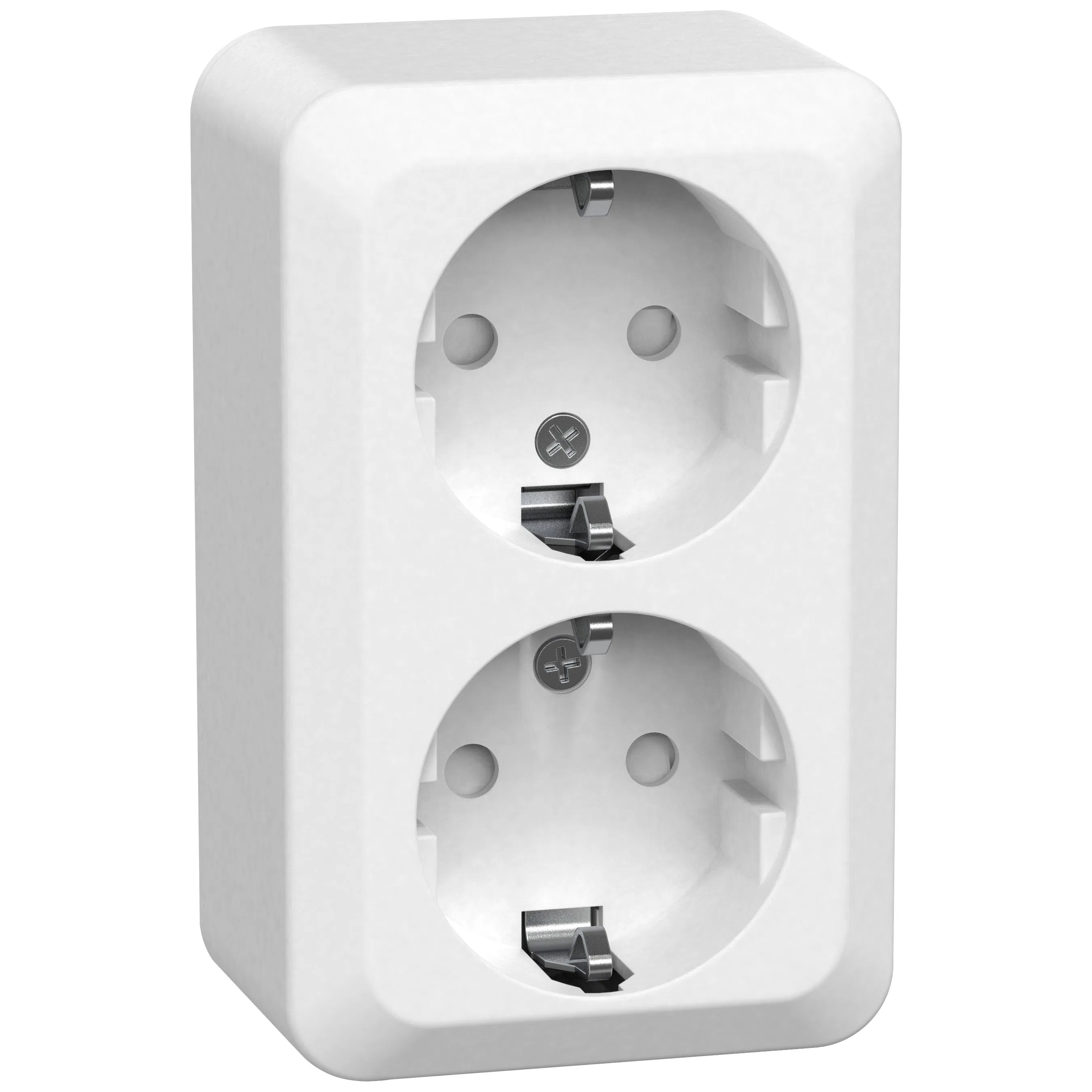 Vägguttag Gelia 2-vägs Jordat