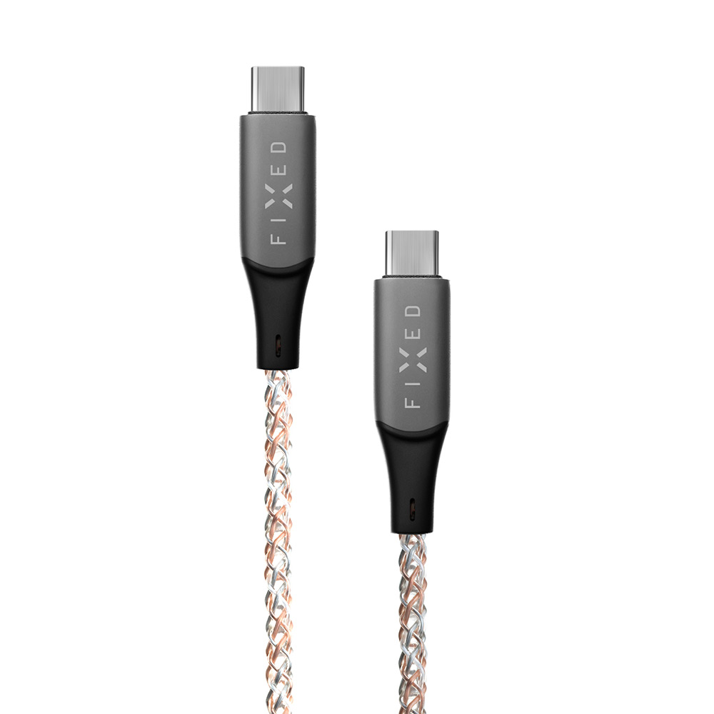 Kabel Fixed RGB LED 60W USB-C/C Fibre Cable 1.2m Multicolor