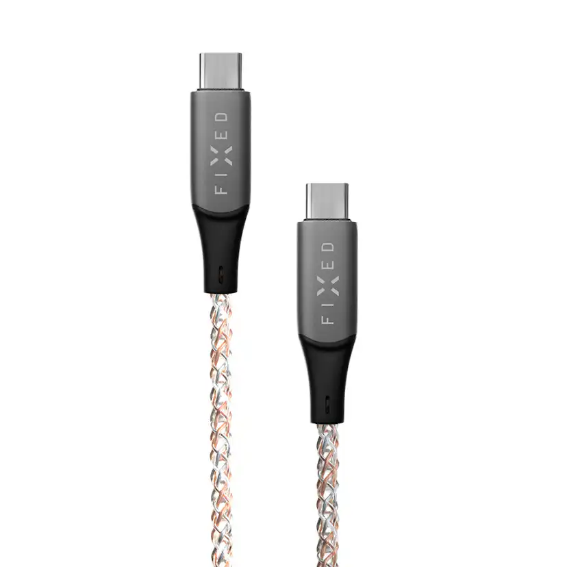 Kabel Fixed RGB LED 60W USB-C/C Fibre Cable 1.2m Multicolor