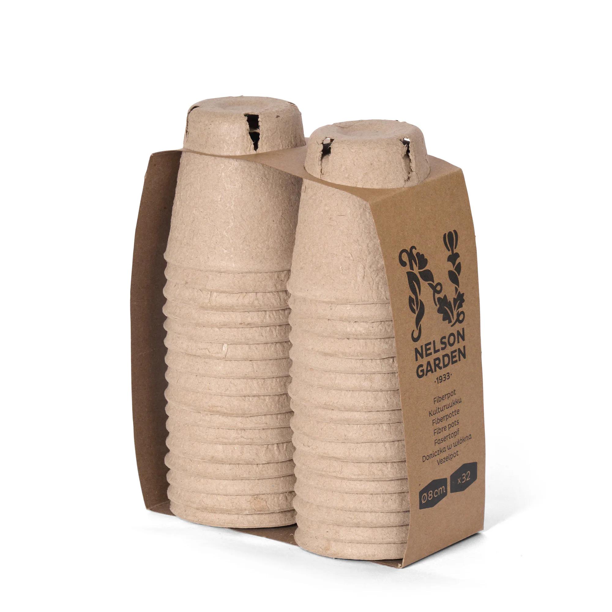 Kruka Nelson Garden Fiber HD Ø8cm 32-Pack