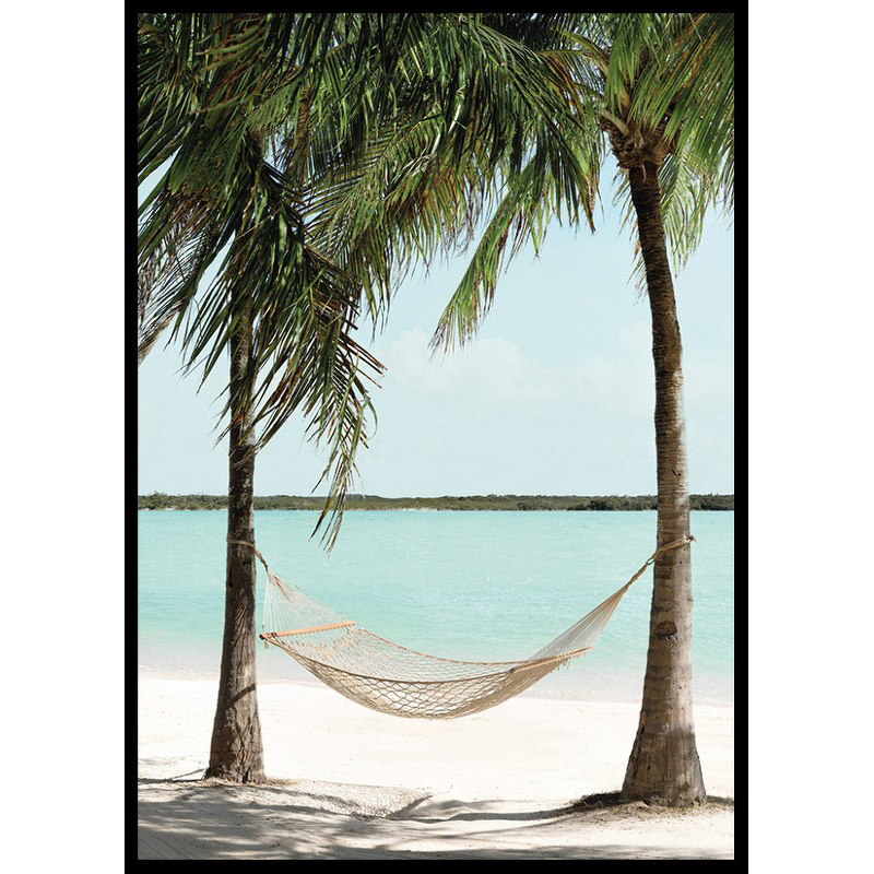 Poster Gallerix Tropical Oasis Hammock