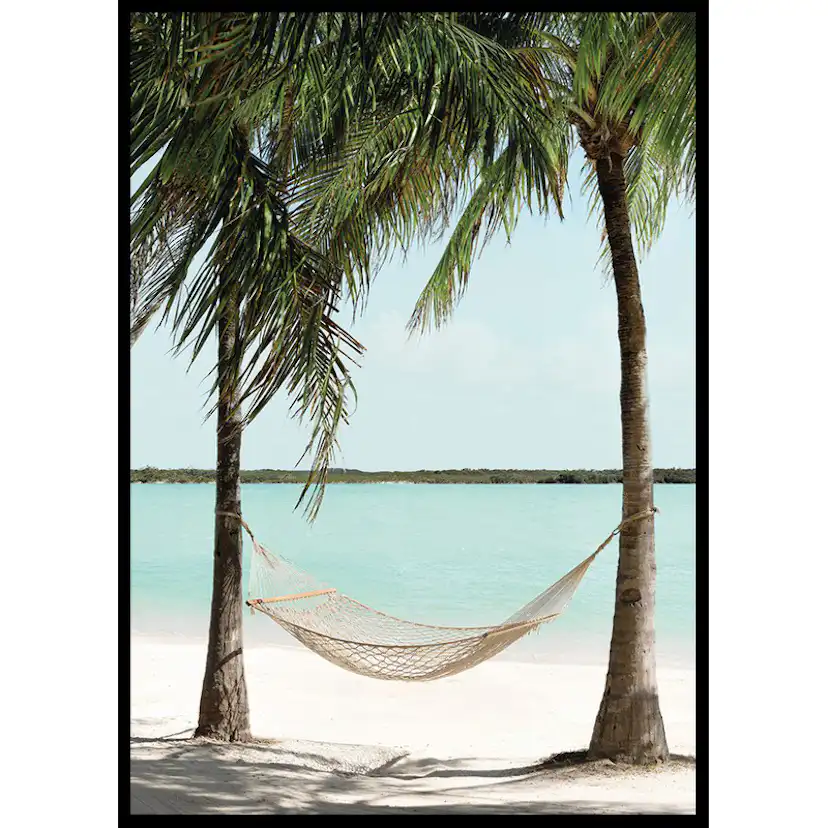 Poster Gallerix Tropical Oasis Hammock
