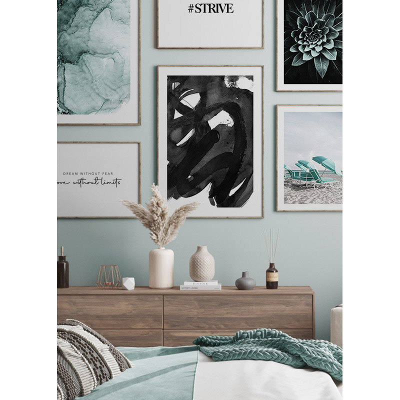 Poster Gallerix Brush Stroke