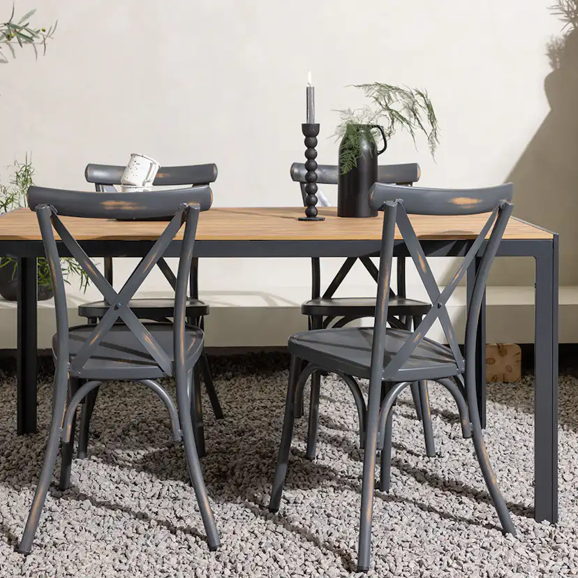 Matgrupp Venture Home Break Bord med 4 Tablas Stolar