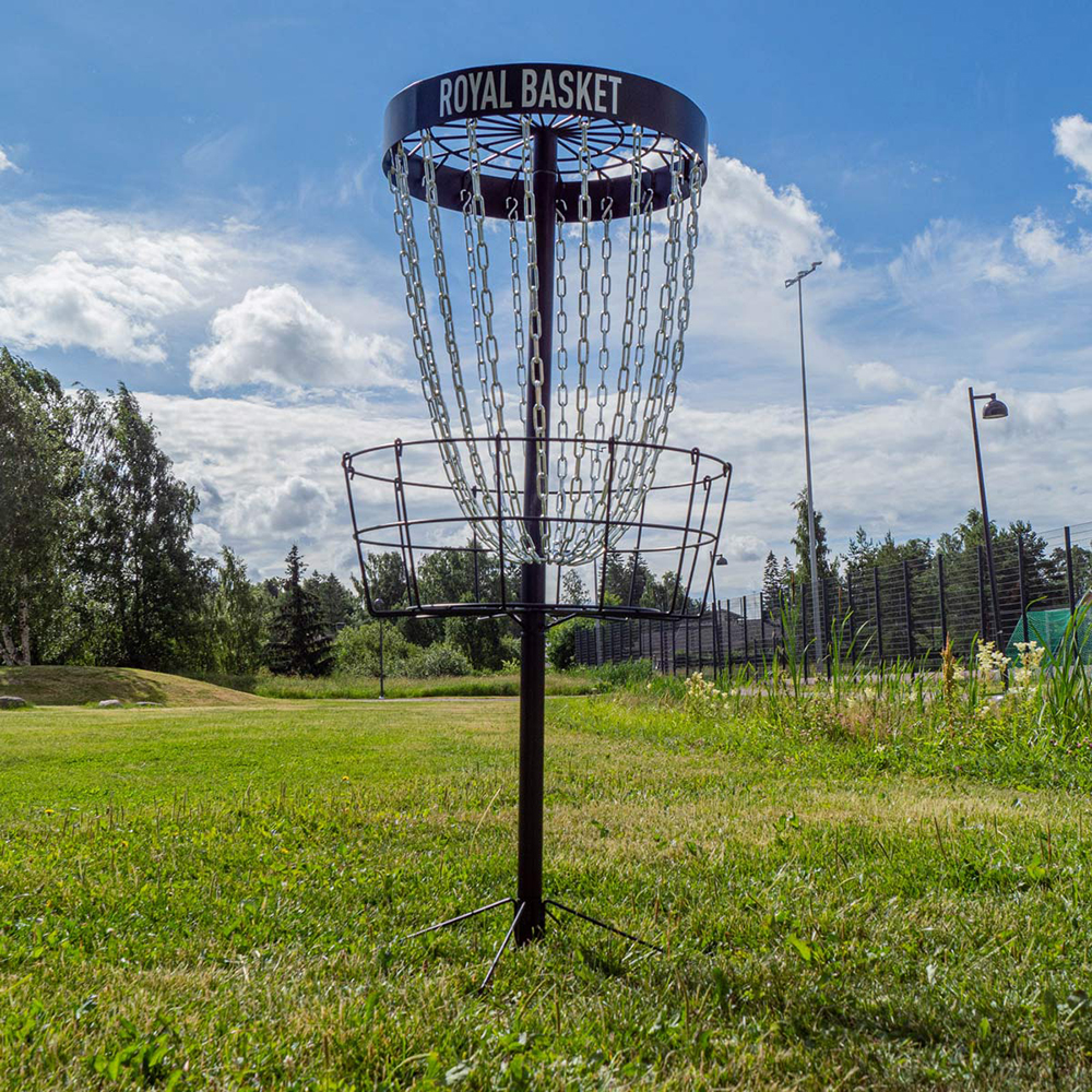 Frisbeegolfkorg Viking Discs Royal i Svart