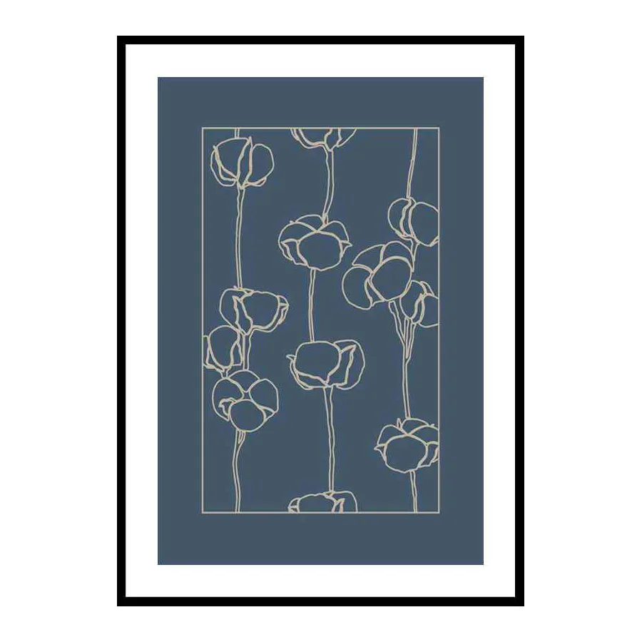 Botanical Line Art No2 30x40 cm