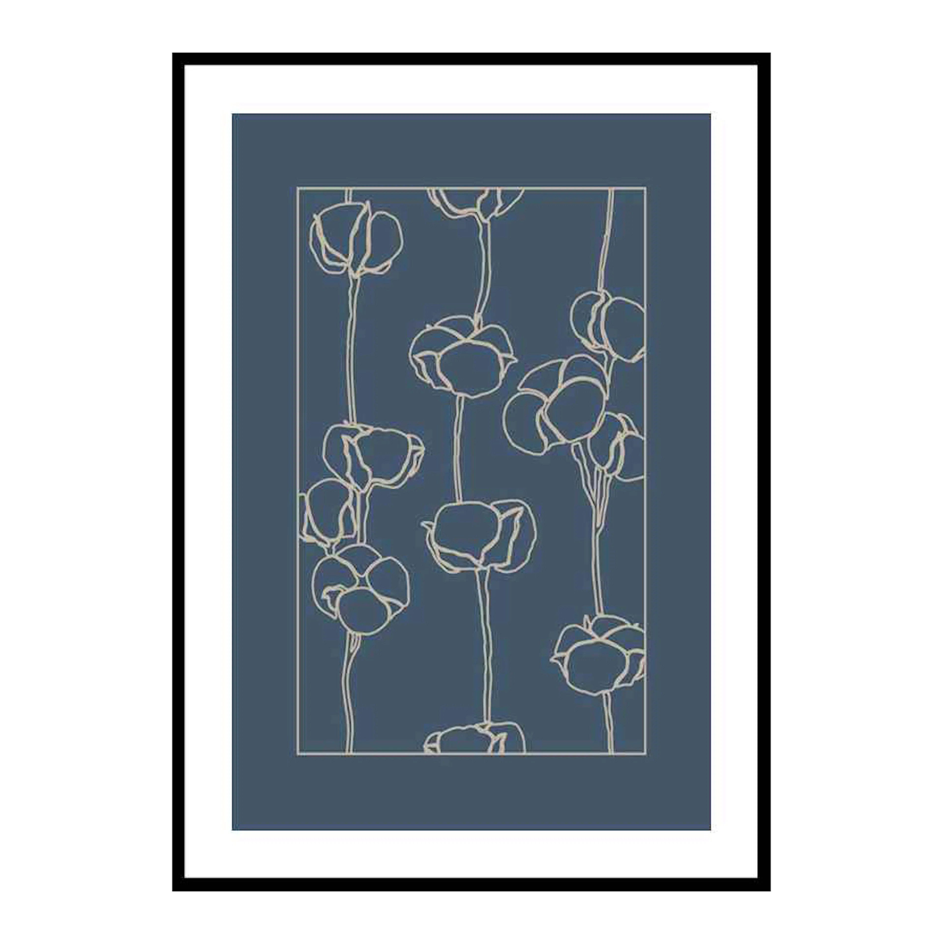 Botanical Line Art No2 30x40 cm