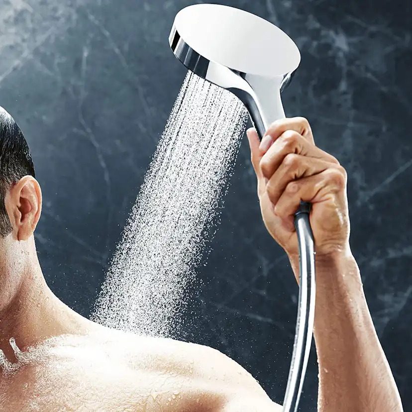 Handduschset Hansgrohe Rainfinity 130 3jet 125 cm Krom Krom, duschslang: 1,25 m