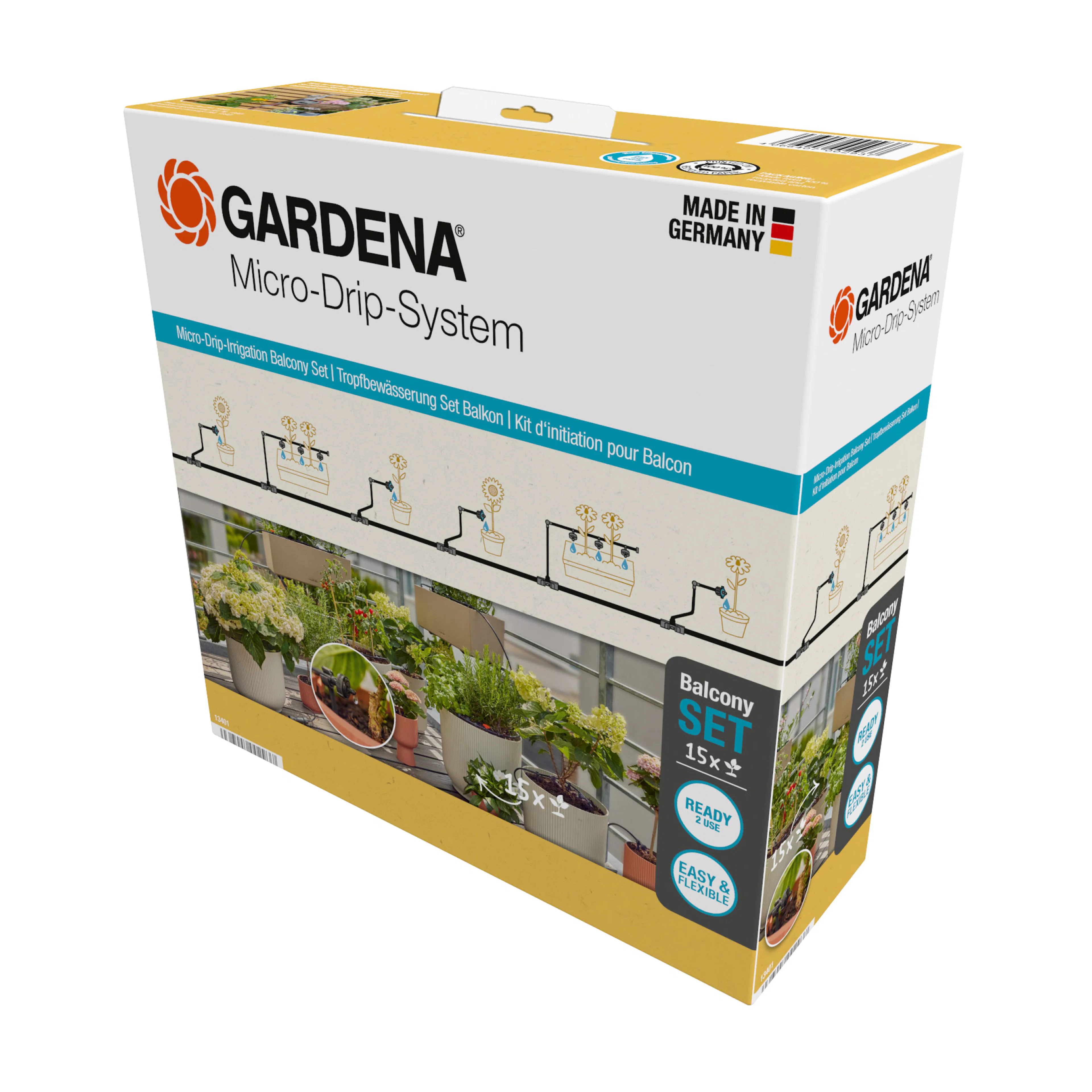 Bevattningsset Gardena Micro-Drip Balkong