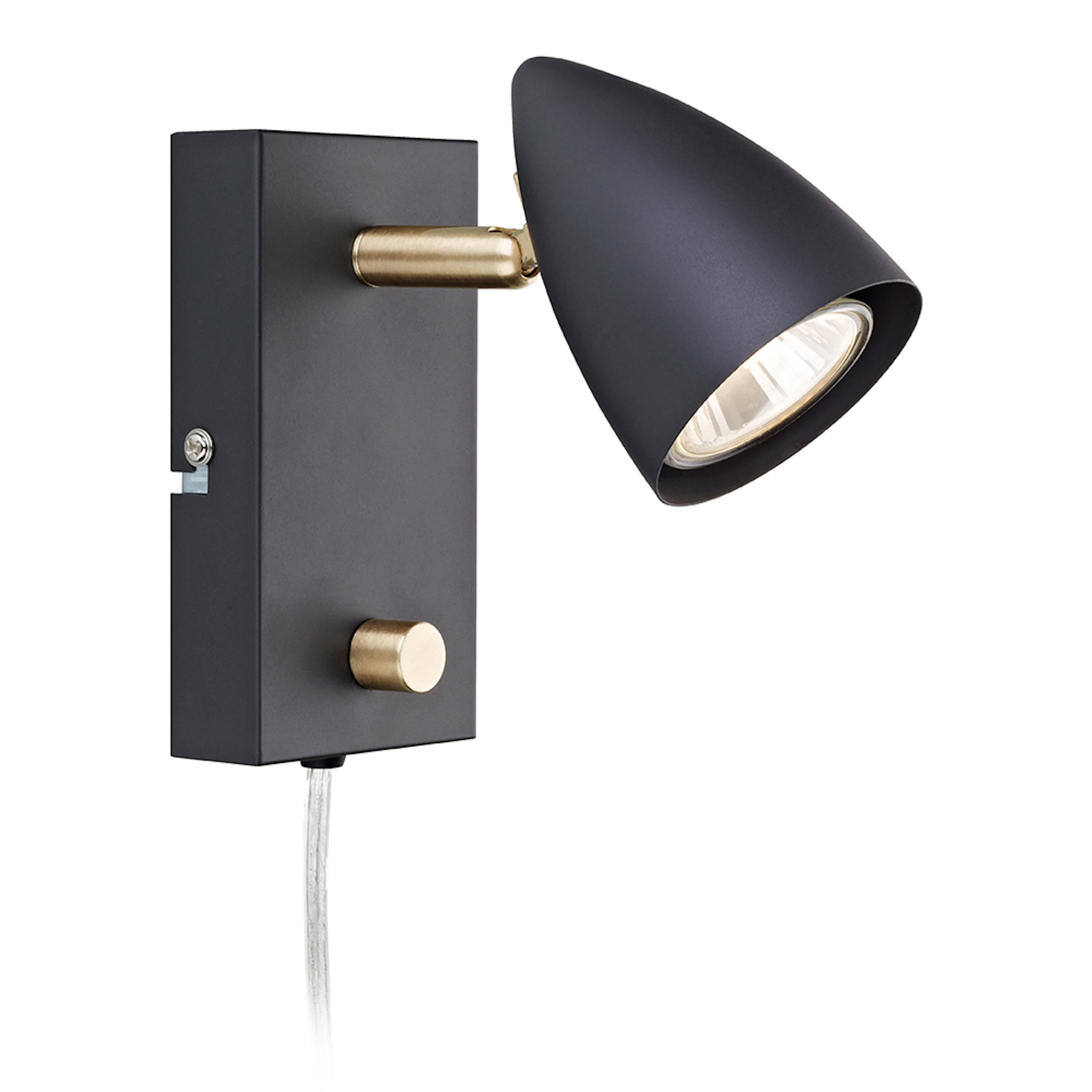CIRO Wall 1L Black/Brass Färg: Svart