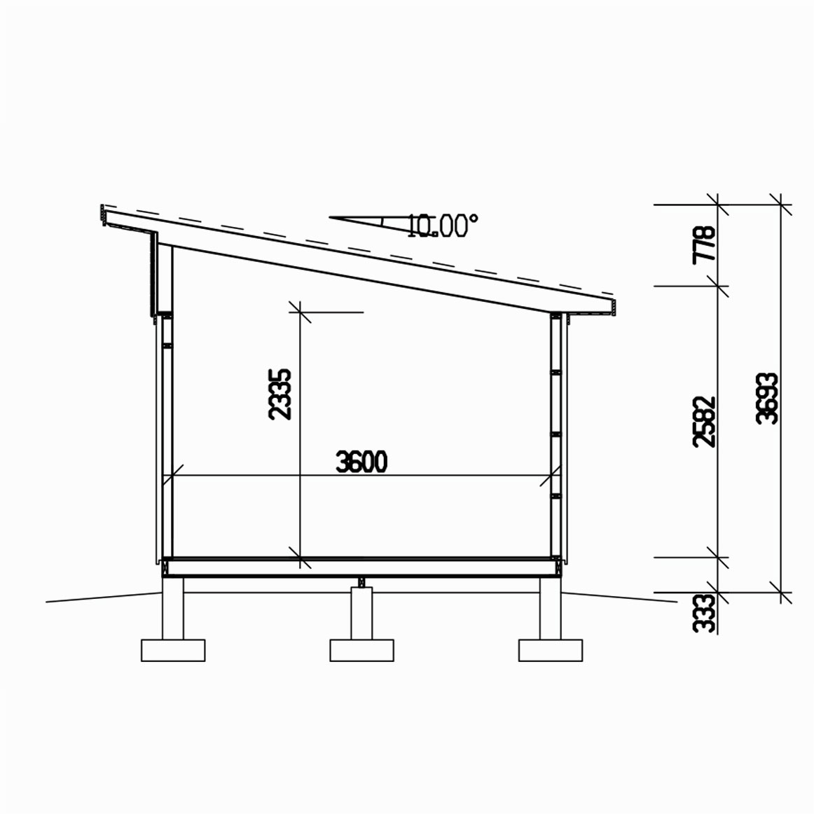 Attefallshus Vibostugan Njuta Funkis 20-2 19,6 m² Trähus