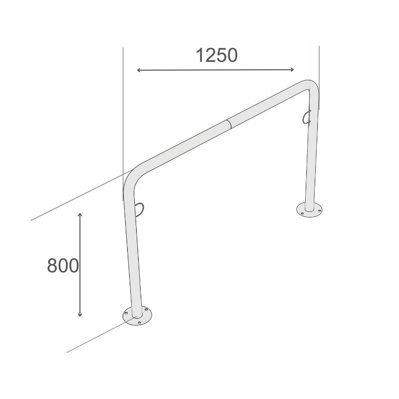 Cykelställ R&R Solutions Economy R30 För 2 Cyklar Golvmonterad