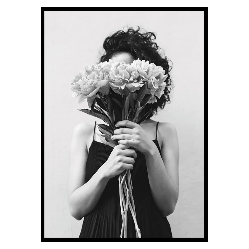 Poster Gallerix Bouquet BW