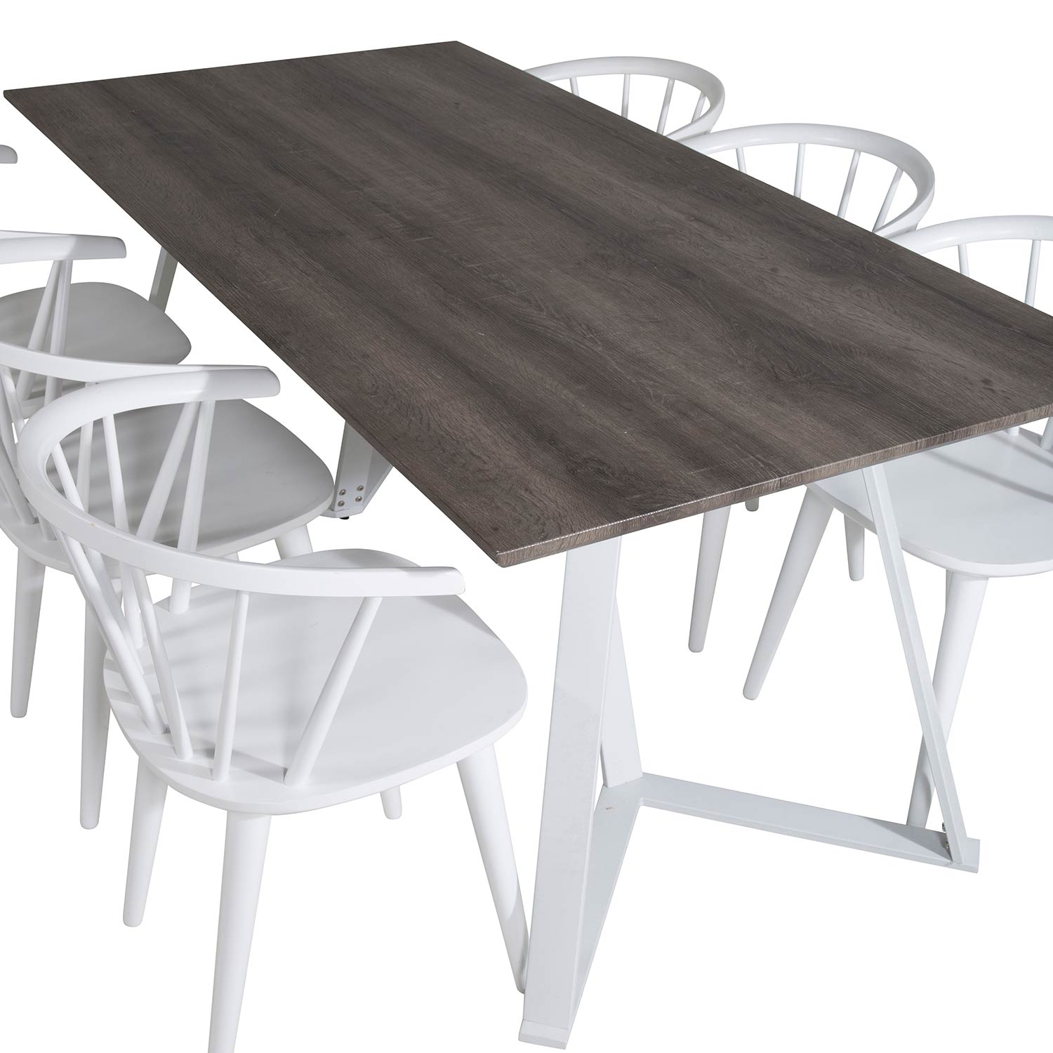 Matgrupp Venture Home Madde med 6 Brum Stolar